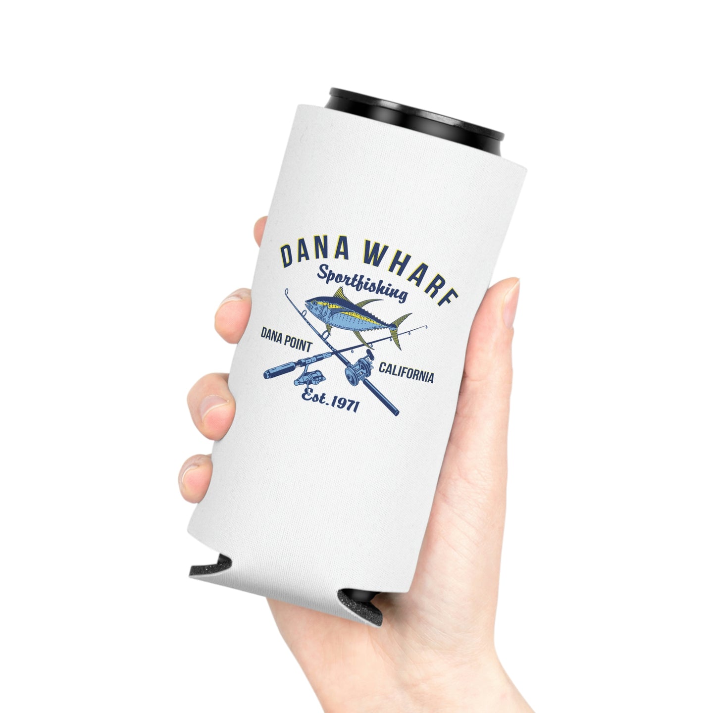 Dana Wharf Vintage Coozie (Slim Can or Regular Can)
